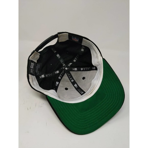 NFL New Era 9Fifty Oakland Raiders Snapback Hat OSFM Black Embroidered Spell Out - Picture 9 of 12